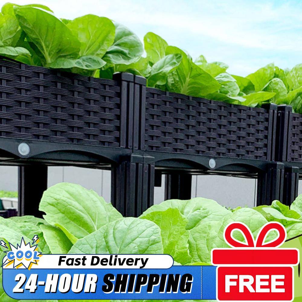 Smart Garden Storage - Plastik Yükseltilmiş Bacaklı Saksı Drenaj Delikli