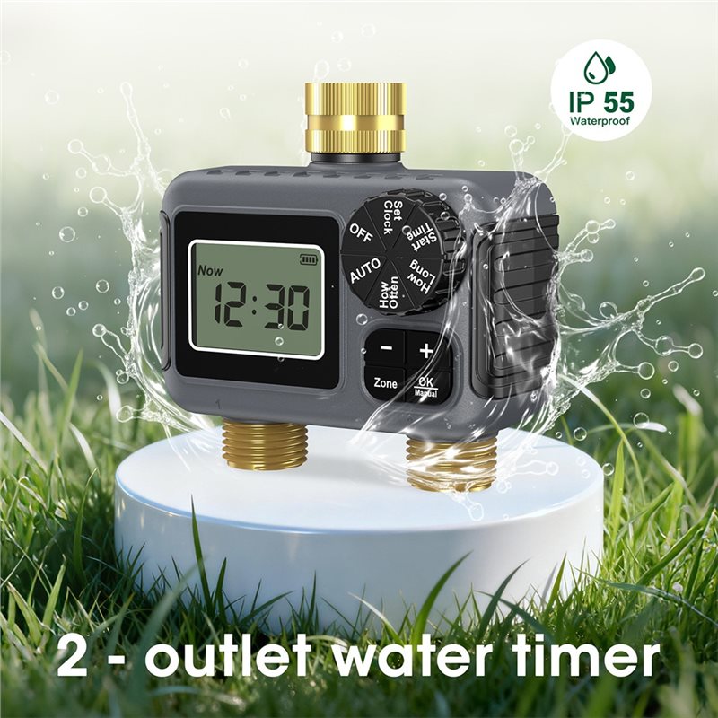 AY14 - Çift Çıkışlı Otomatik S - Smart Garden Timer incelemesi ve fiyatı