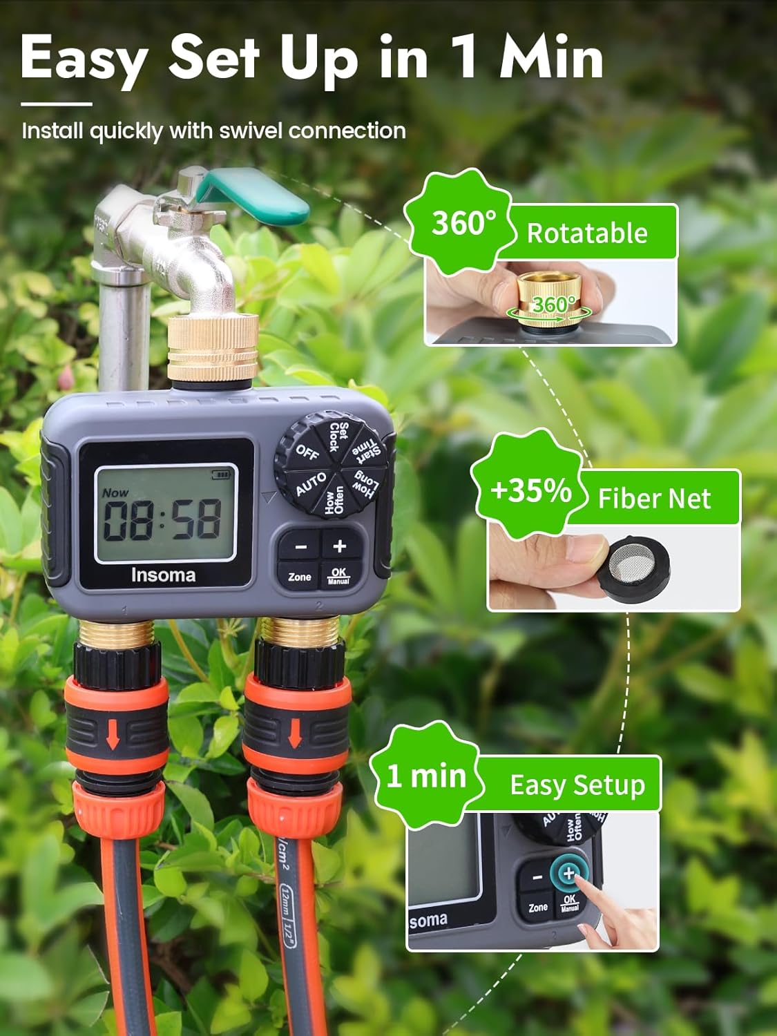 Insoma akıllı sulama sistemi ç - Smart Garden Refill incelemesi ve fiyatı
