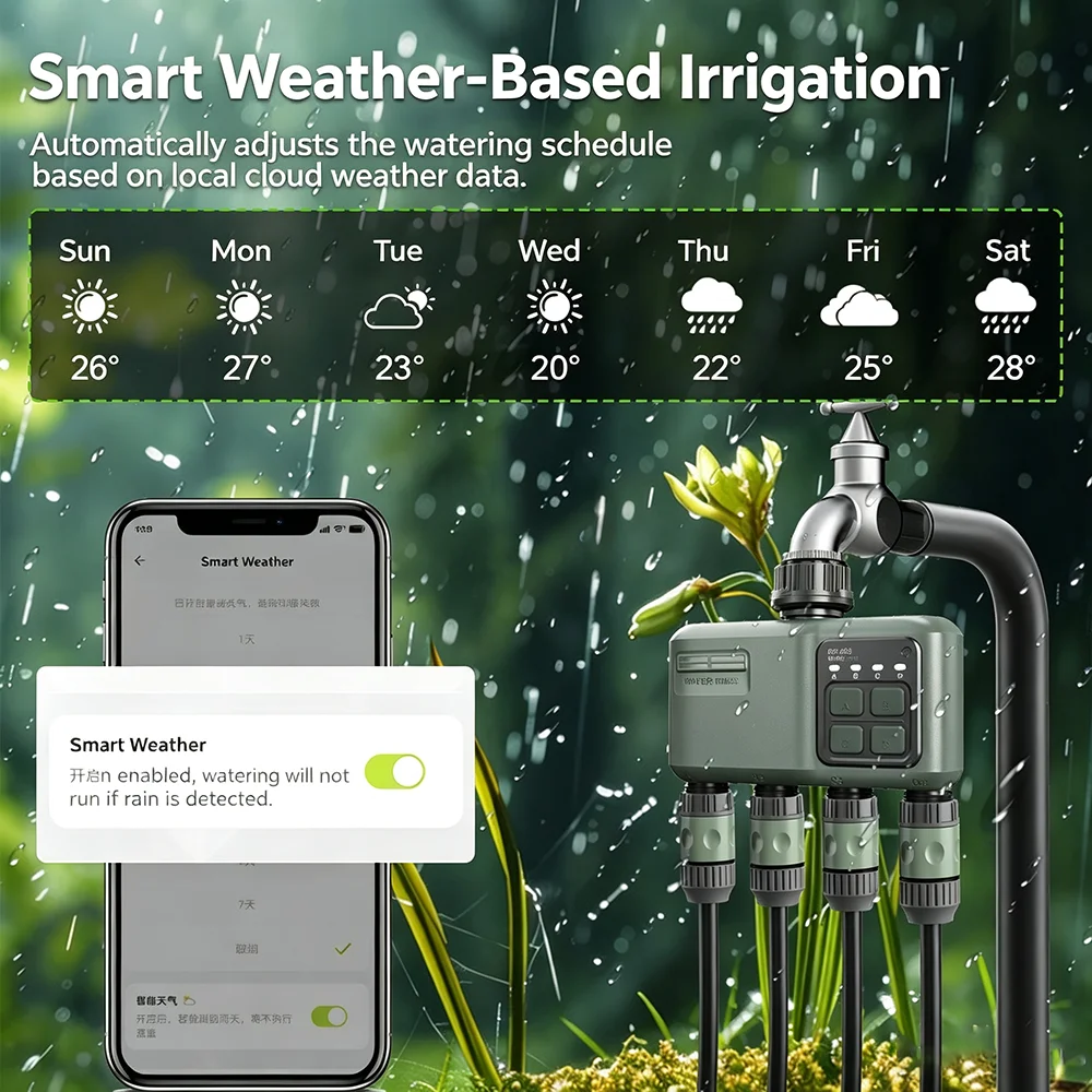 WiFi RF433 Akıllı Bahçe Sulama - Smart Garden Tools incelemesi ve fiyatı