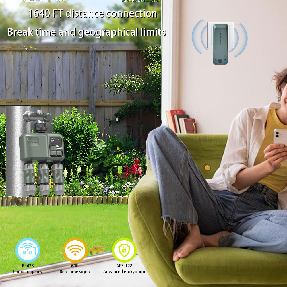 Tuya Wifi+RF433 3 Çıkışlı Su Z - Smart Garden Timer incelemesi ve fiyatı