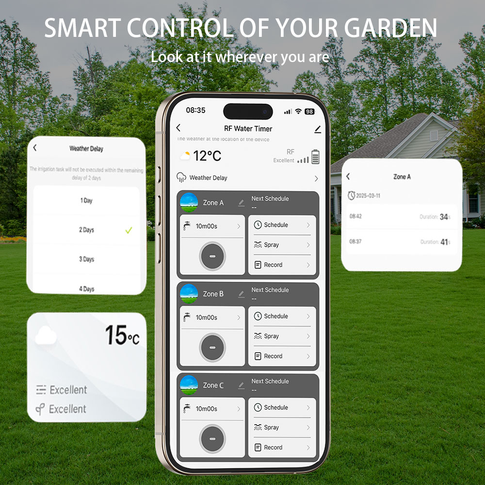 Tuya Wifi+RF433 3 Çıkışlı Su Z - Smart Garden Timer incelemesi ve fiyatı