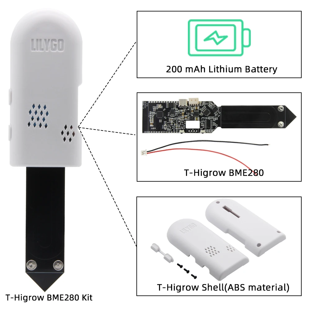 LILYGO®T-higrow ESP32 toprak t - Smart Garden Esp32 incelemesi ve fiyatı